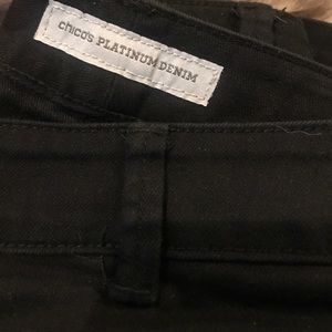 Chico’s Platinum Jean Shorts